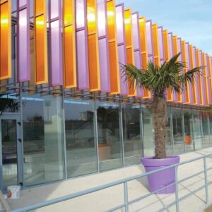 Outdoor sun louvres